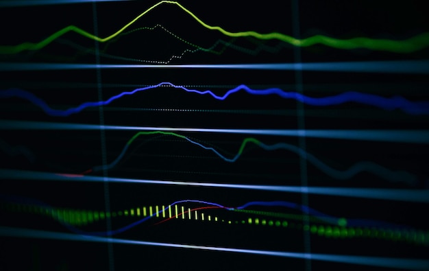 Close-up of pulse traces