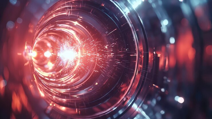 Bild closeup of a particle accelerator demonstration