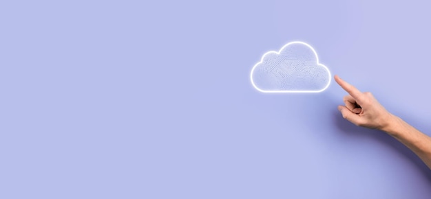cloud computing concept,cloud for transfer data.cloud computing, big data center, future infrastructure, digital ai concept. virtual hosting symbol,icon. upload download.virtual hosting symbol