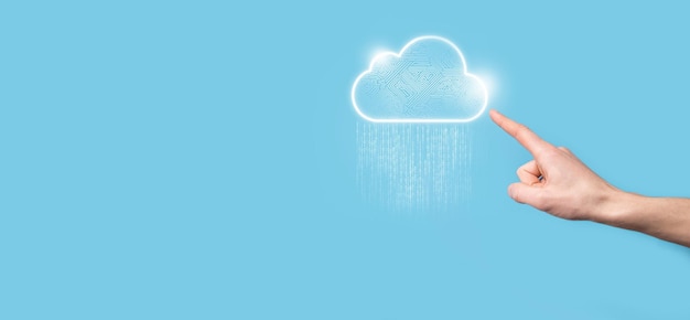 cloud computing conceptcloud for transfer datacloud computing big data center future infrastructure digital ai concept virtual hosting symbolicon upload downloadvirtual hosting symbol