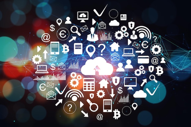 Cloud computing diagram ointerface