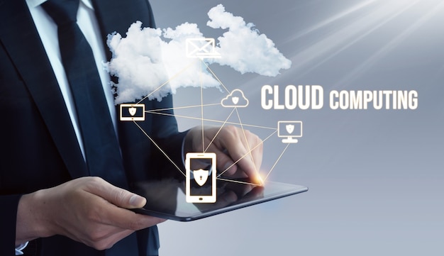 Cloud computing technology and online data storage for global data sharing