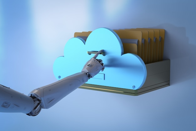 Cloud storage technology with files in cloud