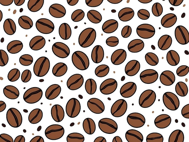 coffee beans pattern