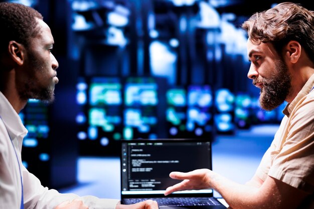 Colleagues write server script code