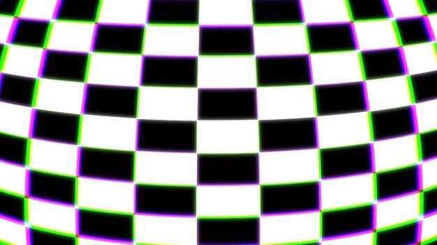 Colored checkered 3d shapes computer generated modern abstract background 3d rendering
