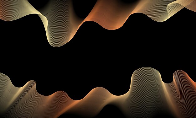 Colorful abstract curve gradient background