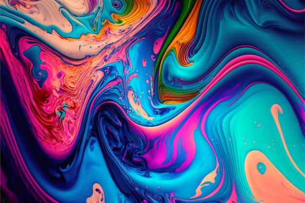 Colorful creative background creative digital illustration painting