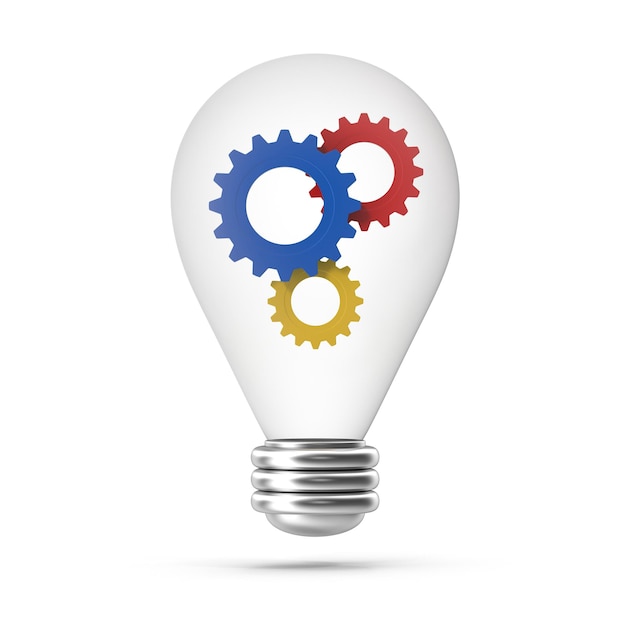 Colorful Gear in Bulb