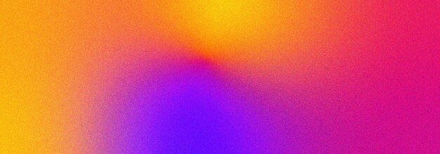 Colorful noise grainy gradient background noisy texture pink yellow banner design