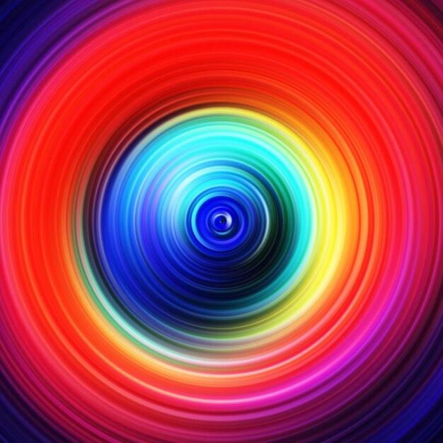 colorful radial motion effect abstract rounded background color curves and sphere multi color gradient rings and circles wallpaper colored texture backdrop and banner