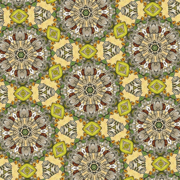 colorful seamless pattern with the word elephant
