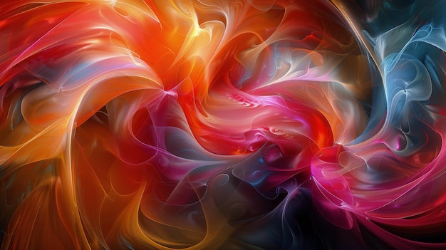 Colorful Spiral of Light