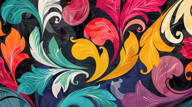 colourful wallpaper