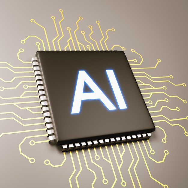 Computer Processor Artificial Intelligence Concept
