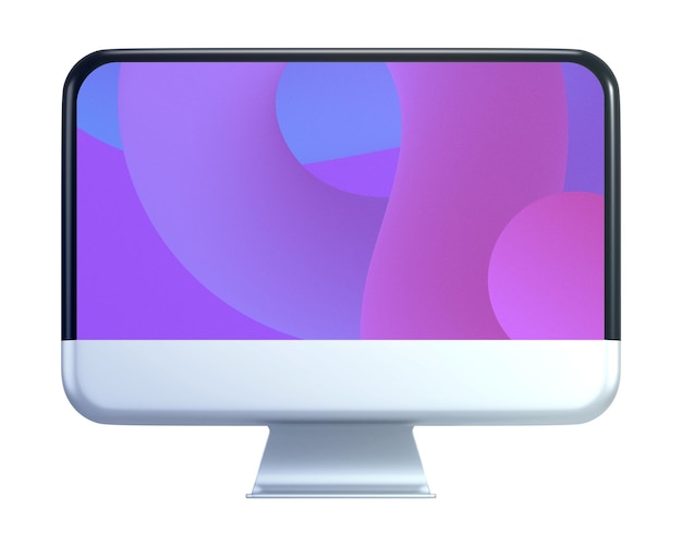 Computer screen png sticker 3D graphic transparent background