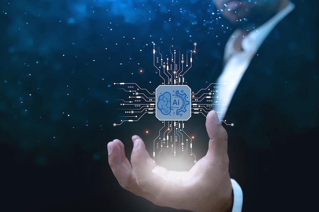 Concept AI Chatbot smart digital customer service applicationcomputer program or artificial intelligence Created to moderate user conversations Both in the form of letters and sounds