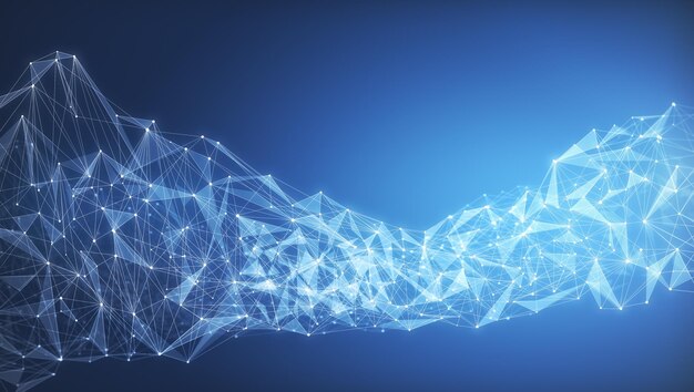 Creative polygonal wallpaper