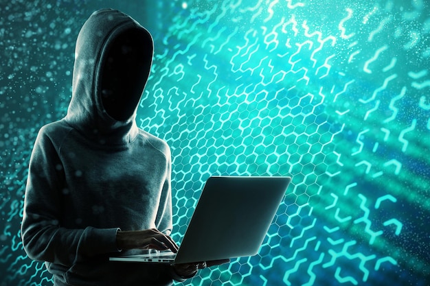 Criminal and malware concept
