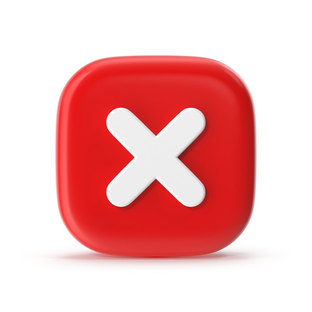 Cross Mark Button