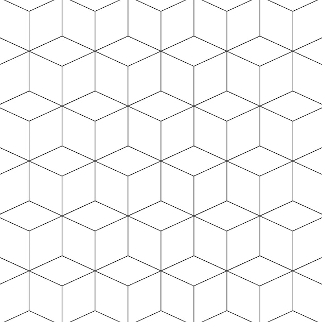 Cubic patterned background design element