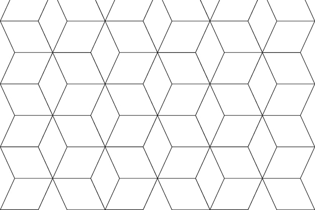 Cubic patterned background design element