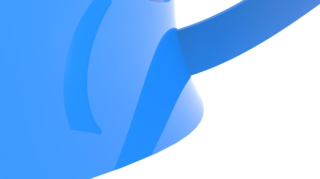 Curl texture background 3d illustration rendering