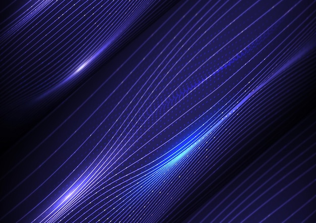 curve technology abstract background
