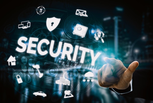 Cyber Security and Digital Data Protection Concept uds