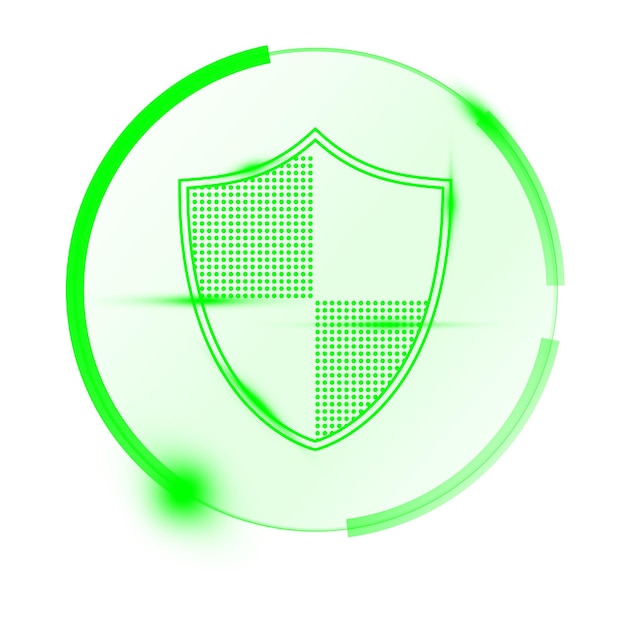Cybersecurity shield png sticker transparent background