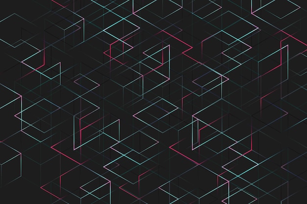 dark background square lines simple texture abstract technological art
