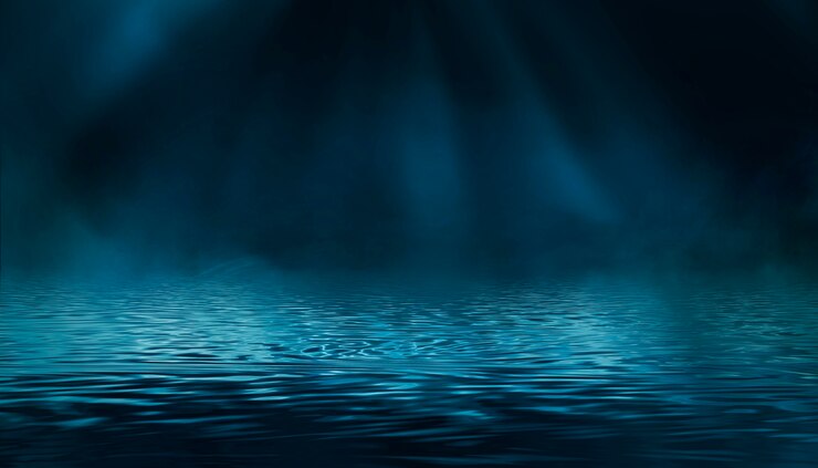 Bild dark empty futuristic scene