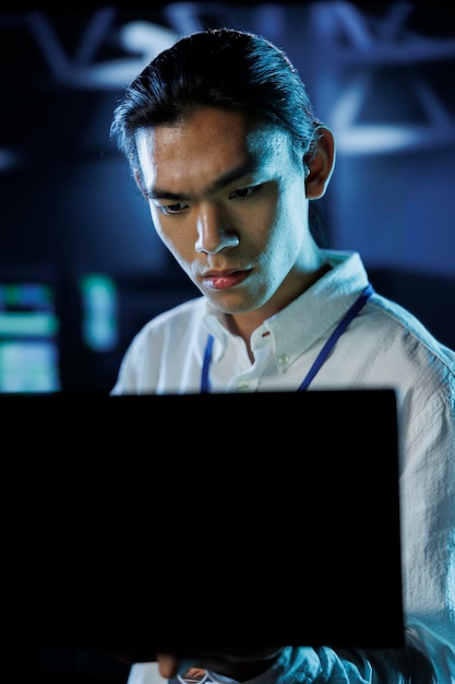 Data center consultant runs code