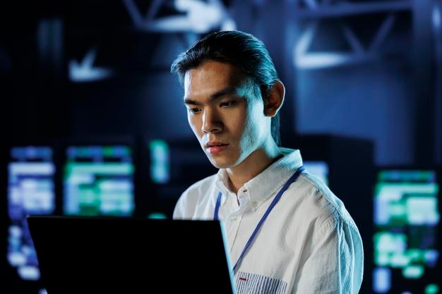 Data center tech support runs code