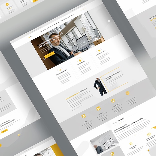Design professionelt website-layout til virksomhed, der specialiserer sig i guld- og kryptovalutahandel
