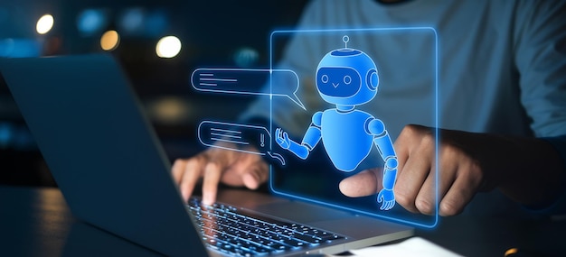 digital chatbot are assistant conversation for provide access to data growth of business in online n