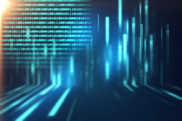 Digital kode nummer abstrakt teknologi baggrund