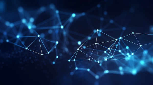 Digital Nexus Futuristic Network Connections
