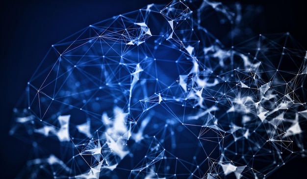 Digital sammansatt bild av datornätverk