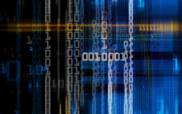Digitale binære data og elektronisk kredsløbskort