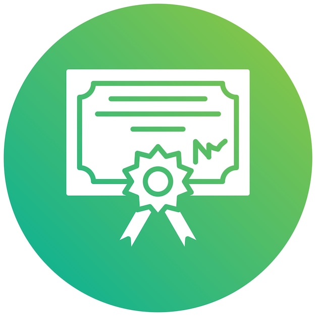 Diploma Vector Icon Design Illustration