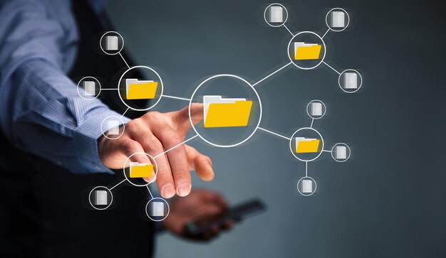 Document management big data system concept Enterprise content management