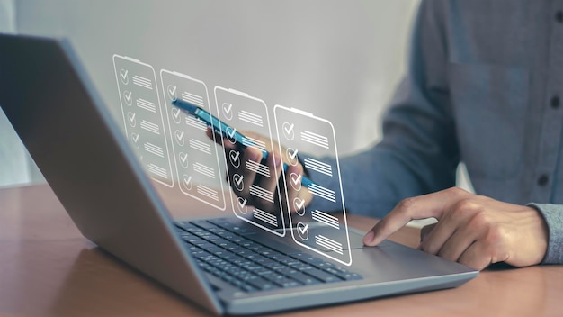 Document management system assessment administration online examination survey