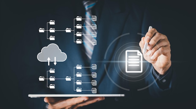 document management system dms online documentation database and process automation to efficiently manage files knowledge and documentation in enterprise with erp corporate