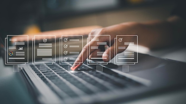 Document Management System online documentation database and process automation to efficiently manage files knowledge and documentation in enterprise with ERP Corporate business technology DMS