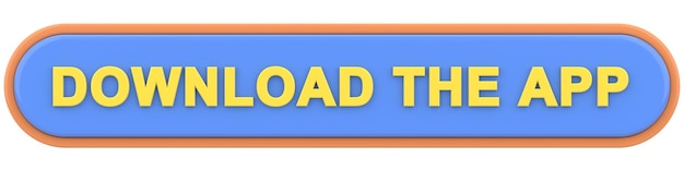 download the app button 3d illustration