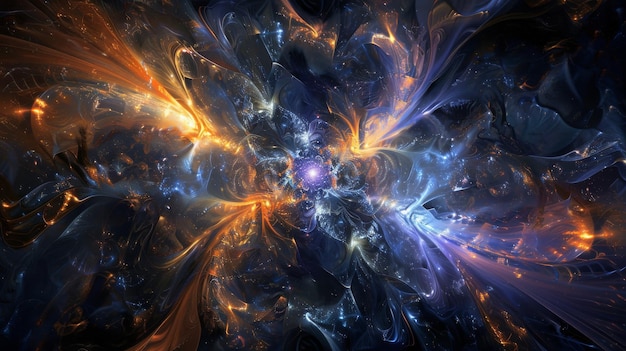 Eldritch cosmic realms abstract background