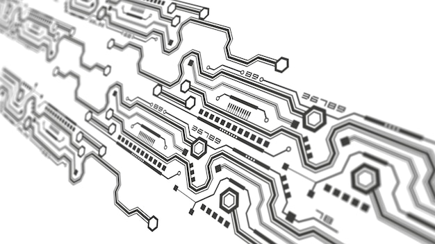 Electrical circuit technical drawing Engineering industry of the future Industrial technologies