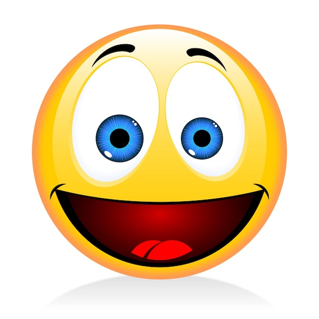 Emoji-emotikon glad