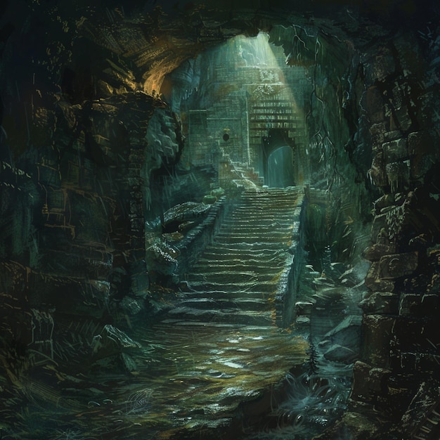 En mystisk underjordisk stad som öppnas endast genom en mystisk passage